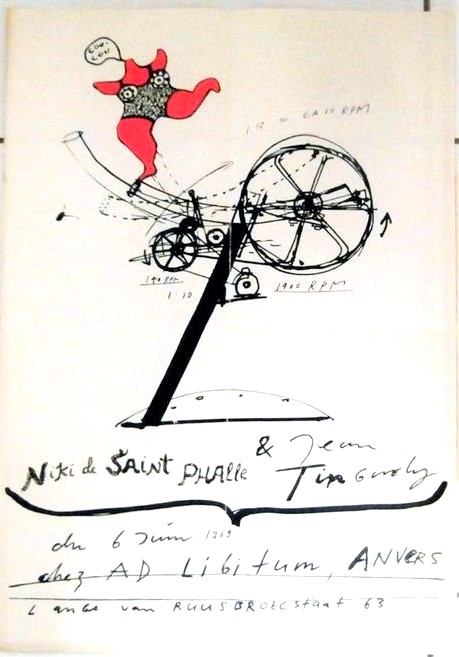 Vernissge Niki De Saint Phalle in Gallery Ad Libitum 1969