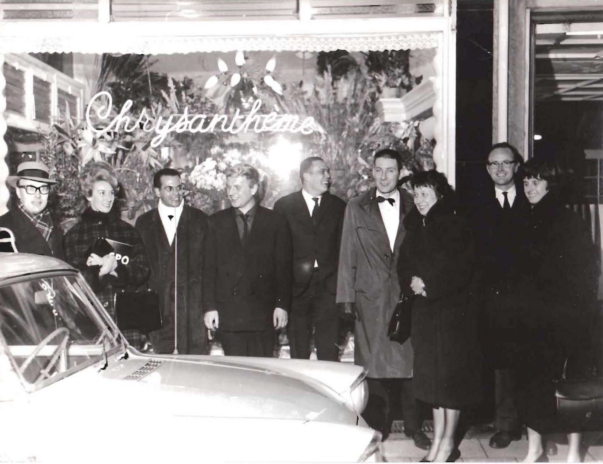 After the vernisage of the exhibition Piene, Mack, Uecker at Palais des Beaux Arts - Brussels 1/12/1962 (DYNAMO)
